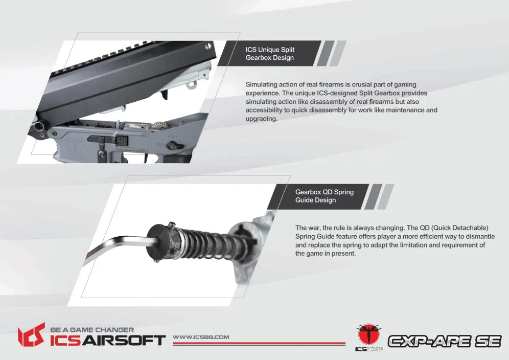 ICS CXP APE Advanced Combat Rifle SE S3 BK
