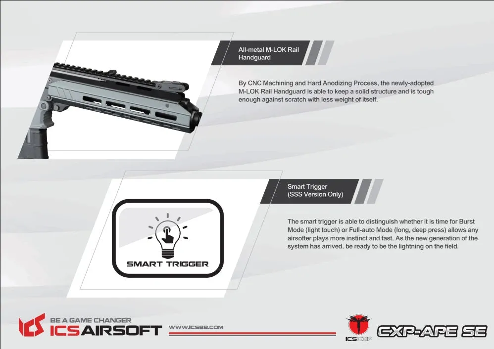 ICS CXP APE Advanced Combat Rifle SE S3 BK