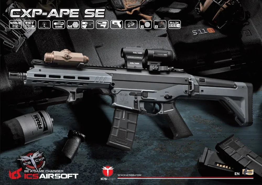 ICS CXP APE Advanced Combat Rifle SE S3 BK