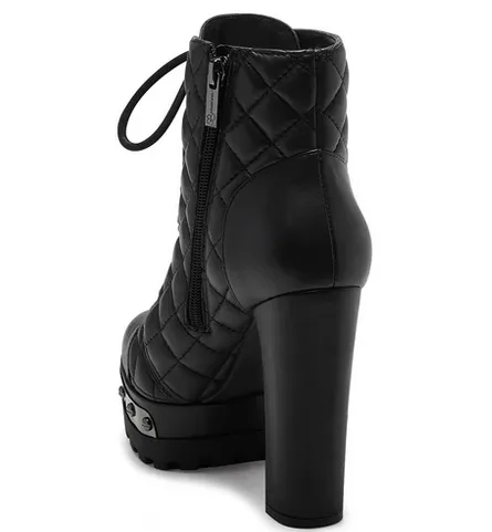 Irella Black Combat Boot