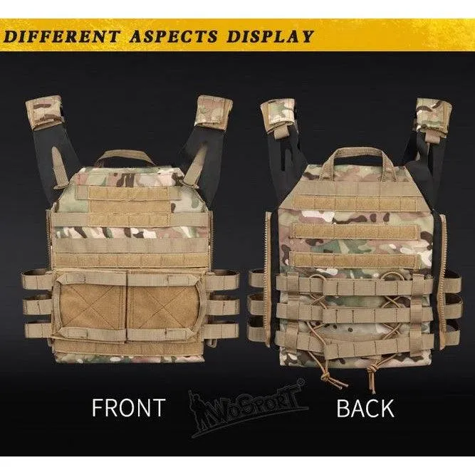 JPC Tactical Vest 2.0  plus  front accessory package standard triple package - Grey