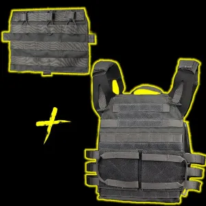JPC Tactical Vest 2.0  plus  front accessory package standard triple package - Grey