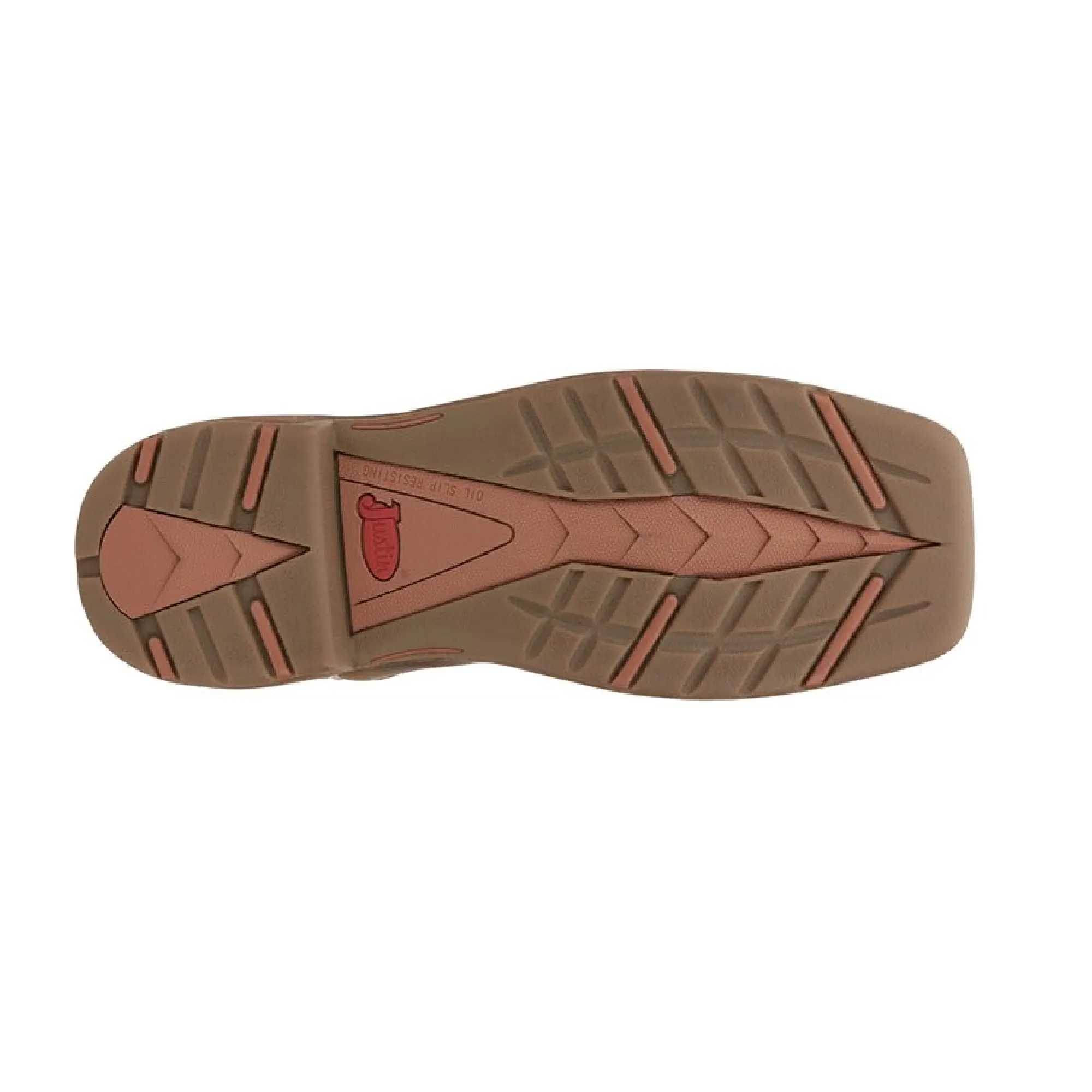 Justin Boots Rush Steel Toe | Style WK4331 Color Saddle Tan