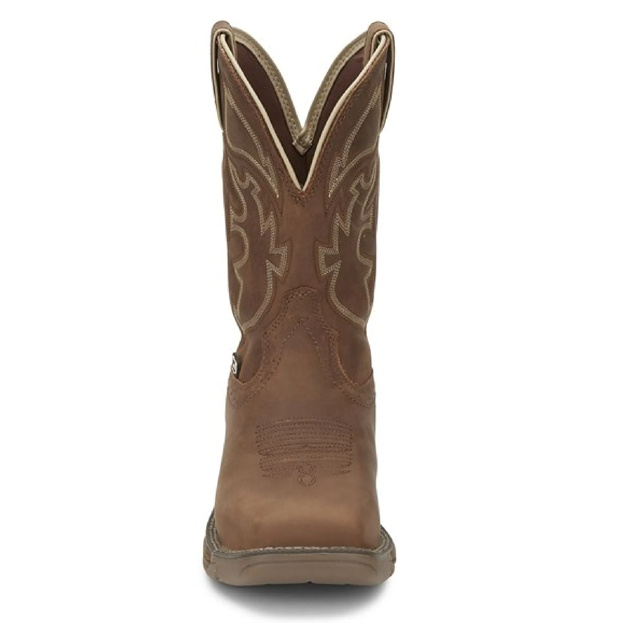 Justin Boots Rush Steel Toe | Style WK4331 Color Saddle Tan