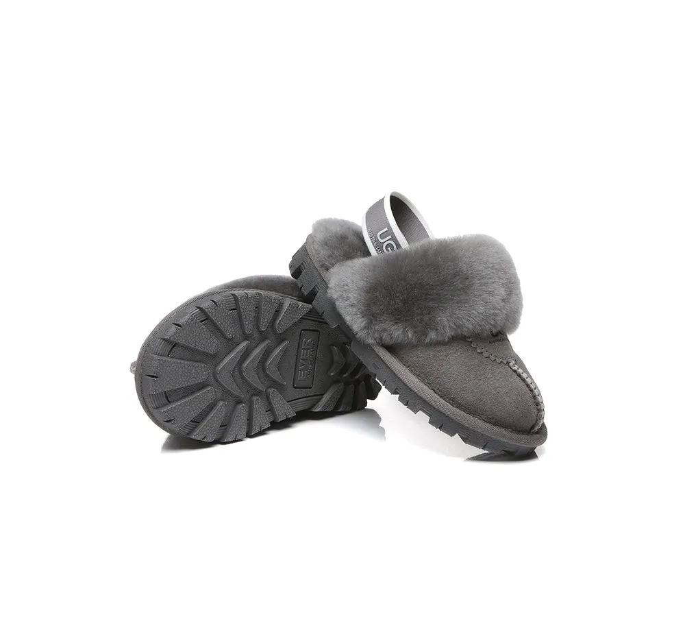 Kids Slingback Slipper Waffle Plus