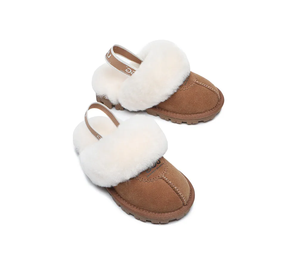 Kids Slingback Slipper Waffle Plus