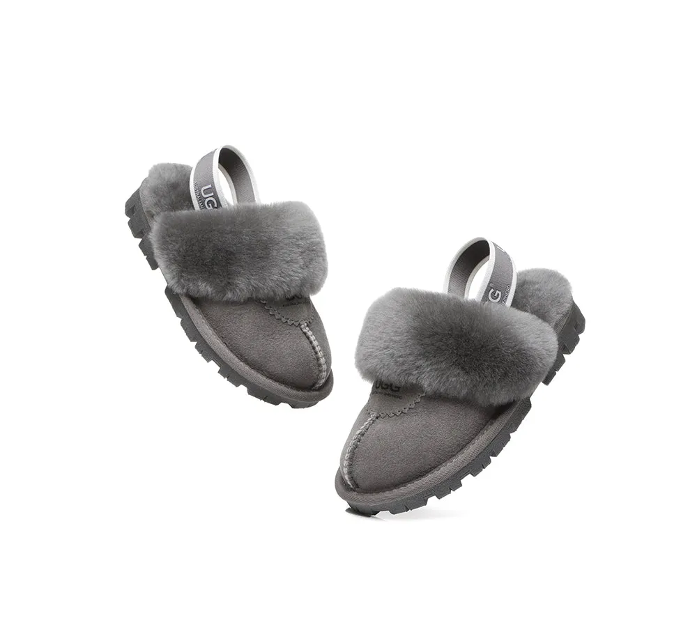 Kids Slingback Slipper Waffle Plus