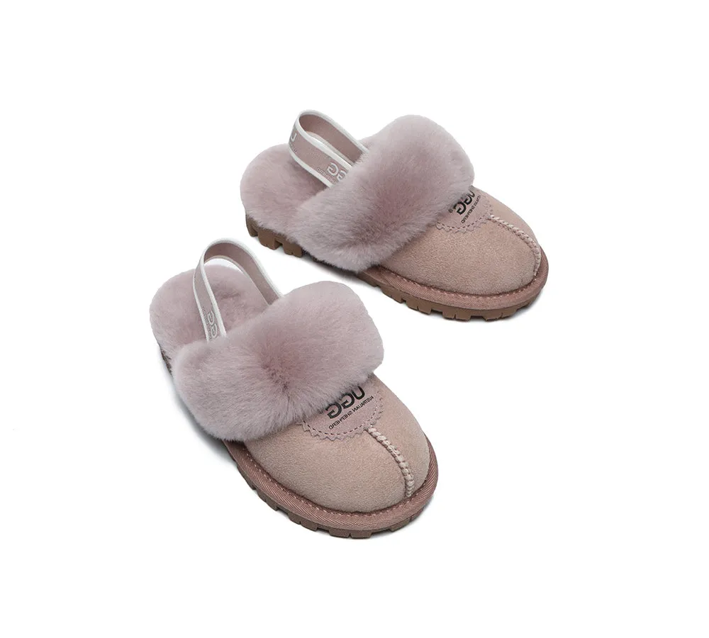 Kids Slingback Slipper Waffle Plus