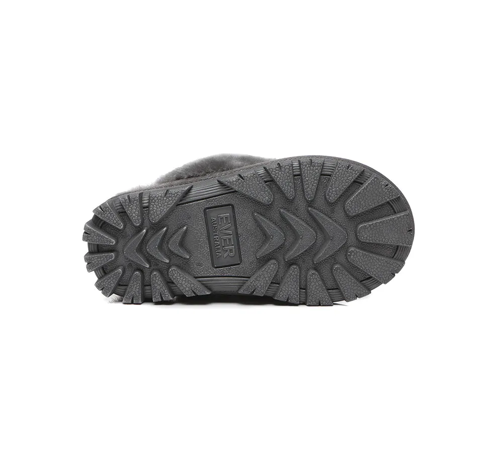 Kids Slingback Slipper Waffle Plus