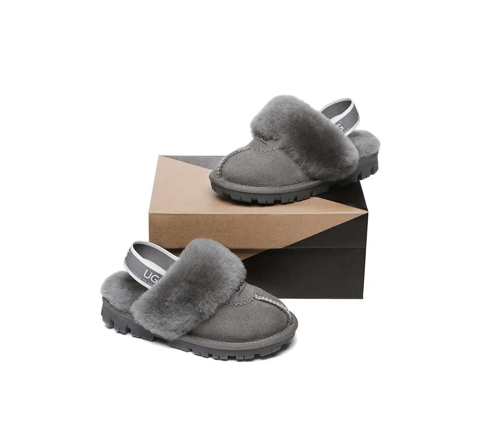 Kids Slingback Slipper Waffle Plus