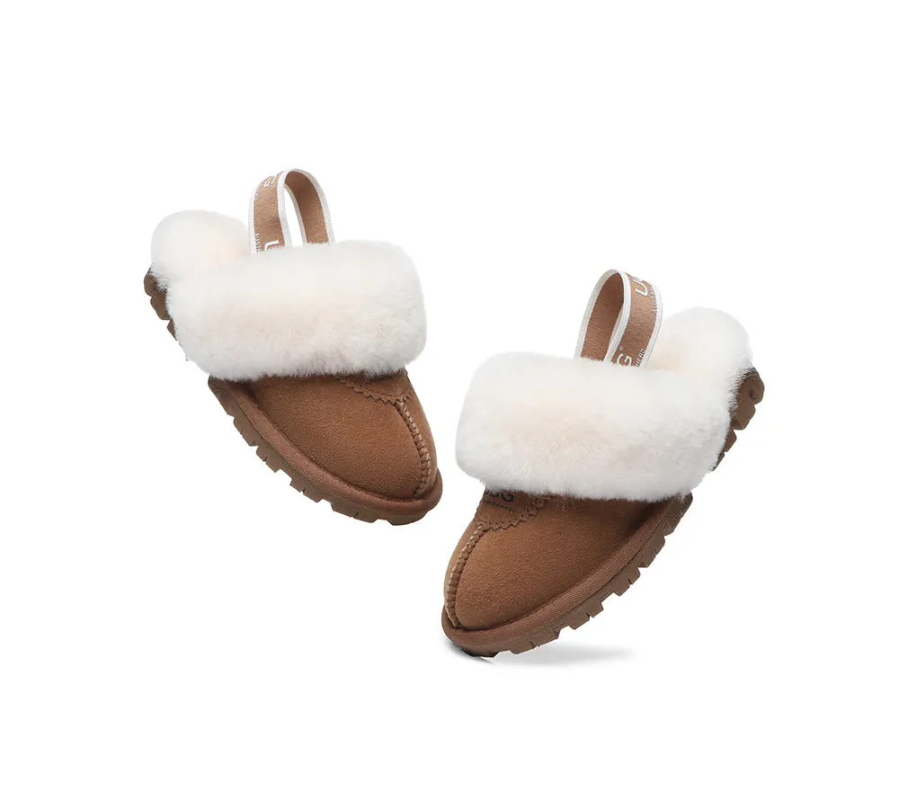 Kids Slingback Slipper Waffle Plus