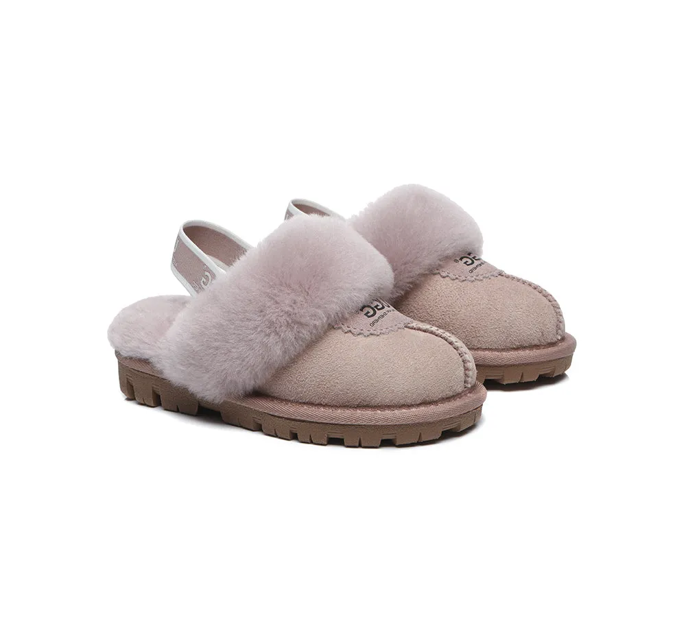 Kids Slingback Slipper Waffle Plus