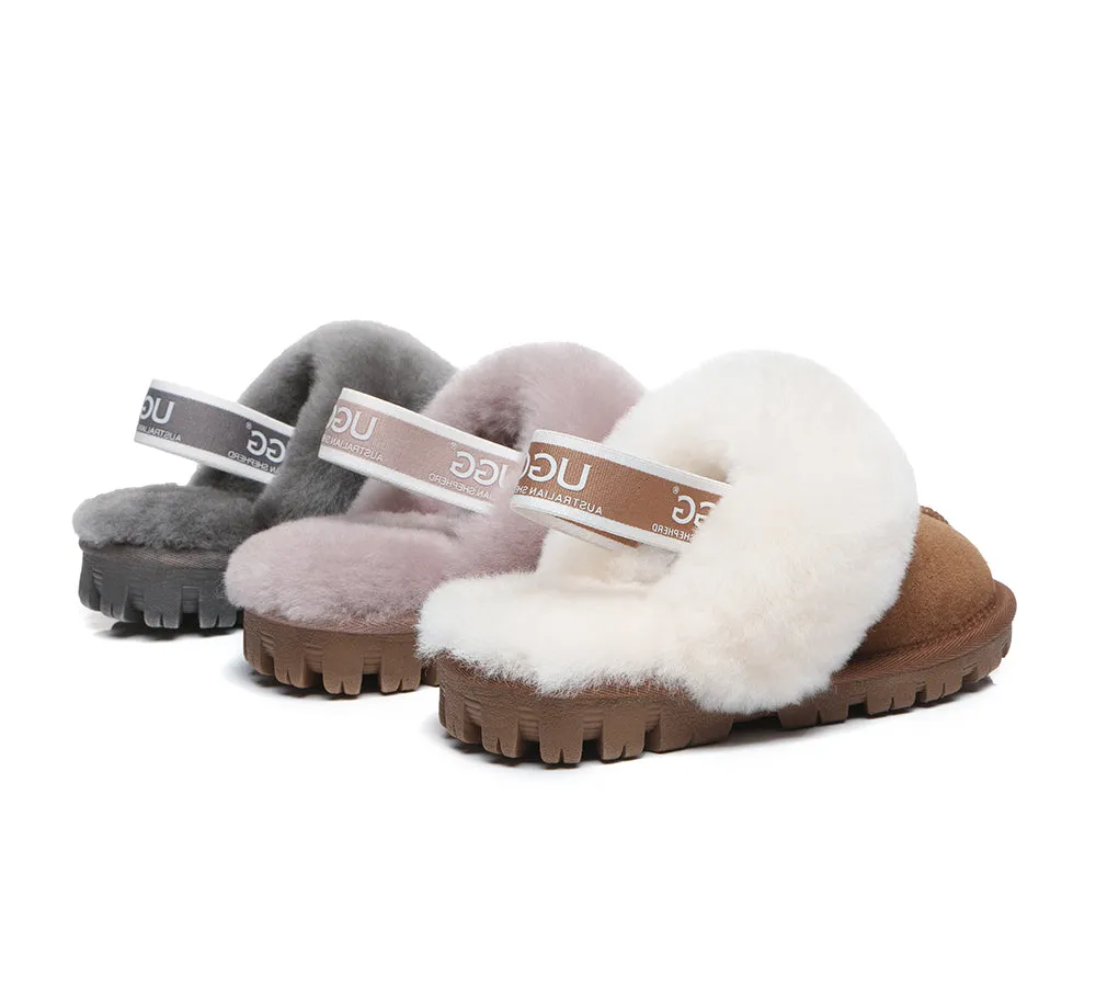 Kids Slingback Slipper Waffle Plus
