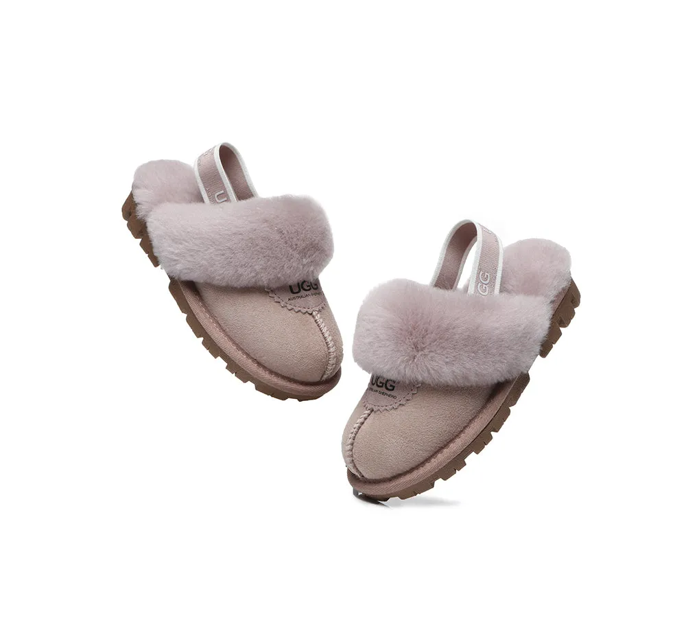 Kids Slingback Slipper Waffle Plus