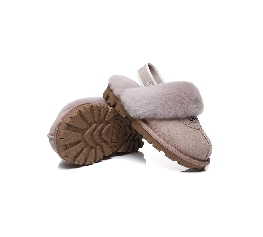 Kids Slingback Slipper Waffle Plus