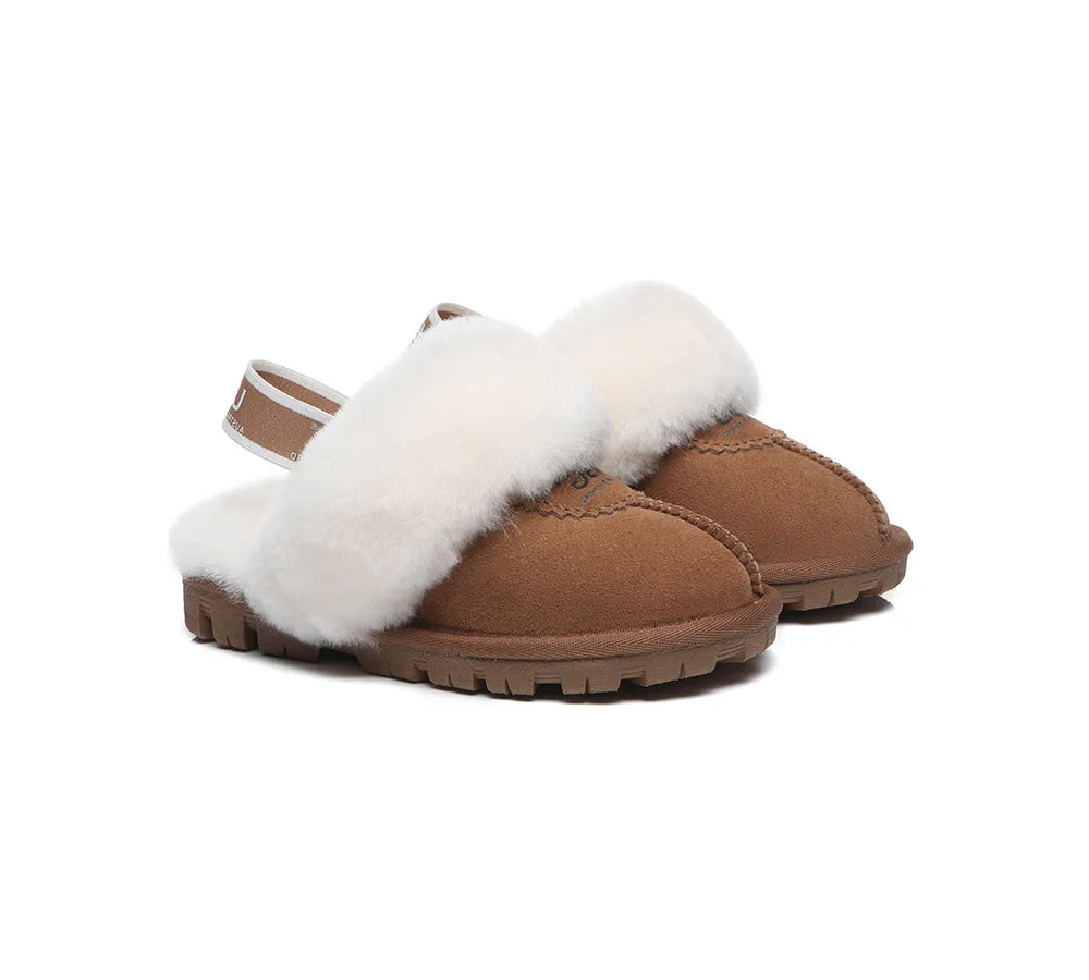 Kids Slingback Slipper Waffle Plus