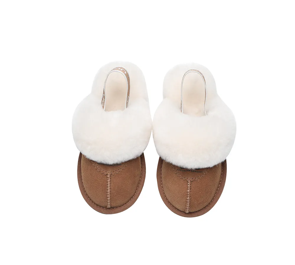 Kids Slingback Slipper Waffle Plus