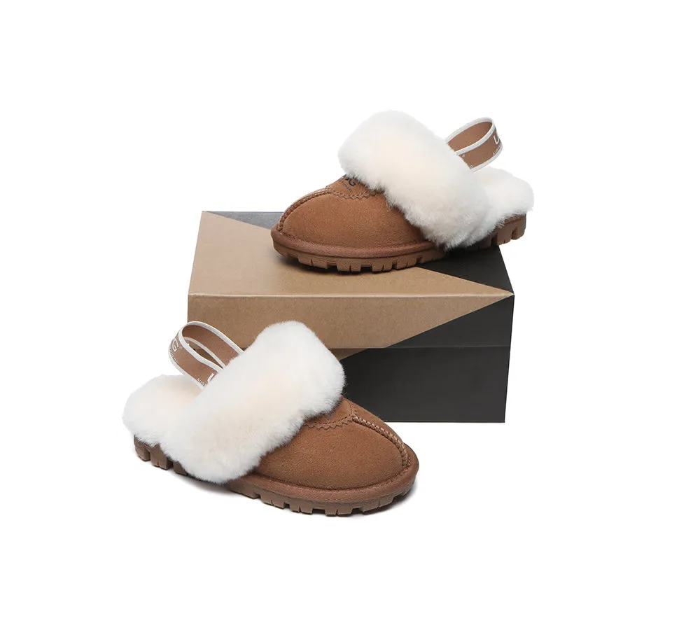 Kids Slingback Slipper Waffle Plus