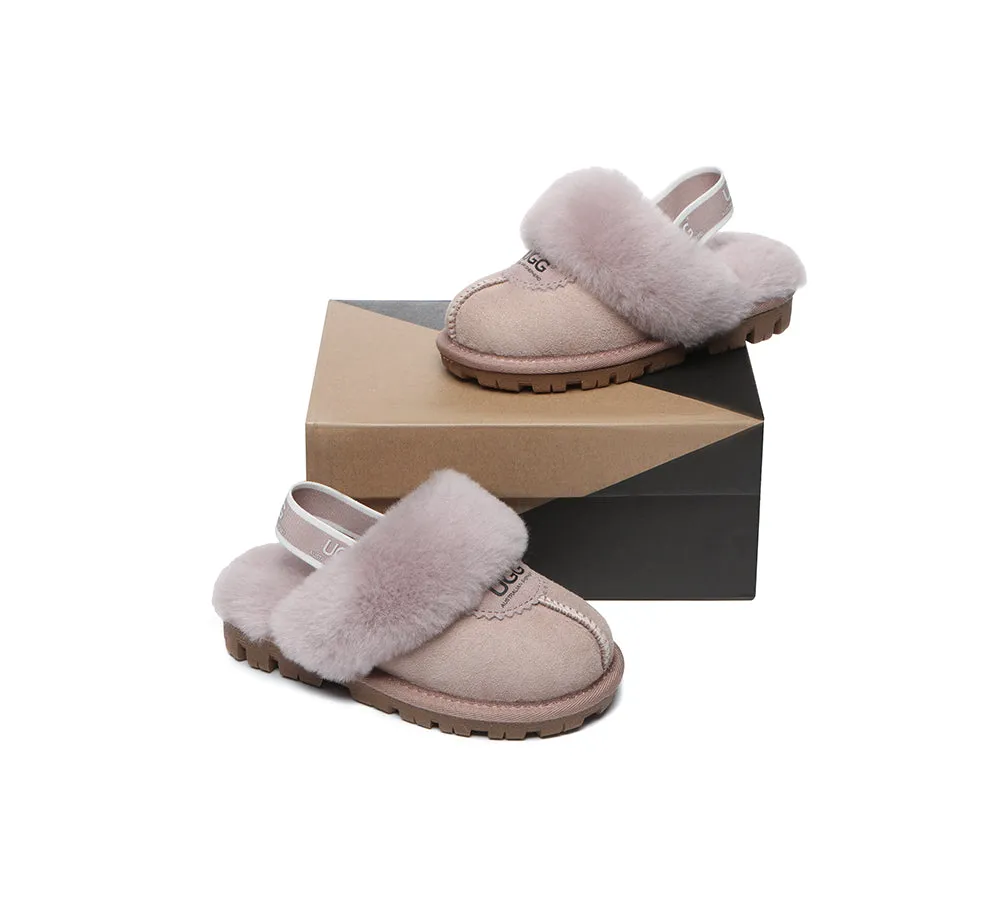 Kids Slingback Slipper Waffle Plus