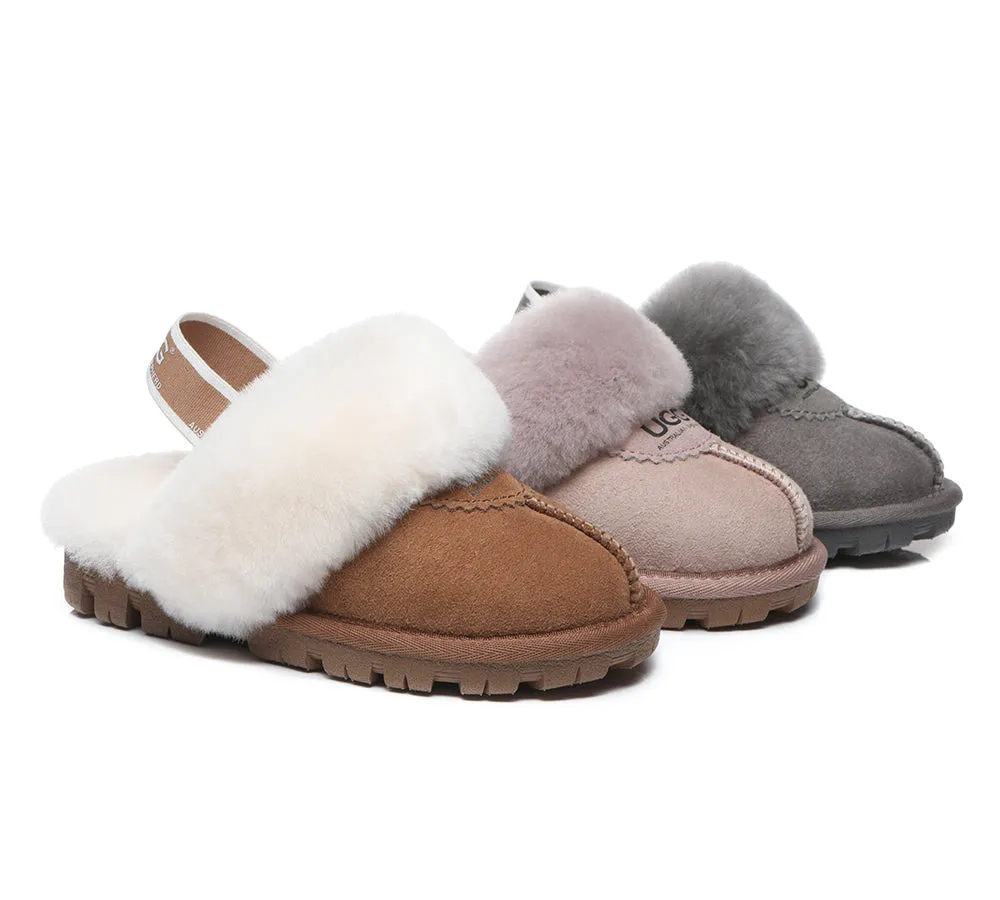 Kids Slingback Slipper Waffle Plus