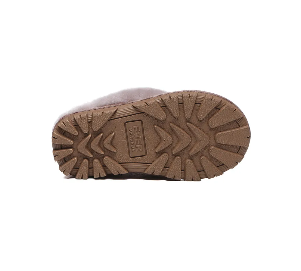 Kids Slingback Slipper Waffle Plus