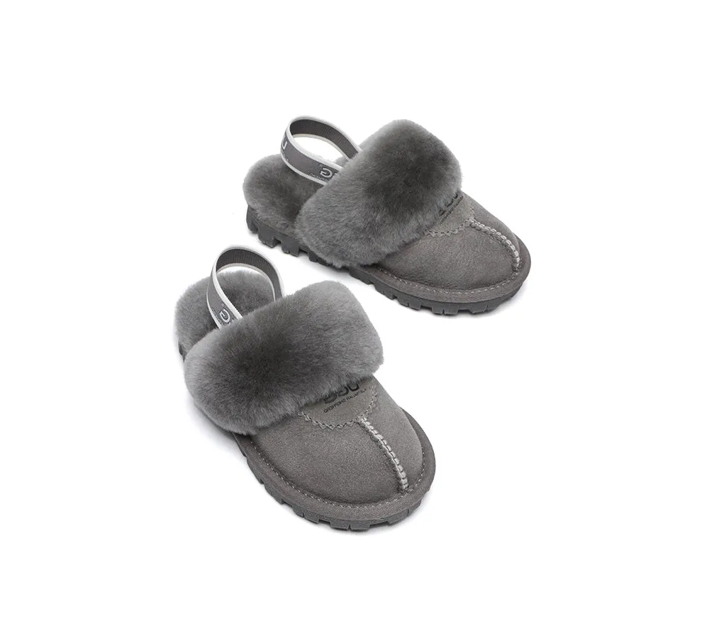 Kids Slingback Slipper Waffle Plus