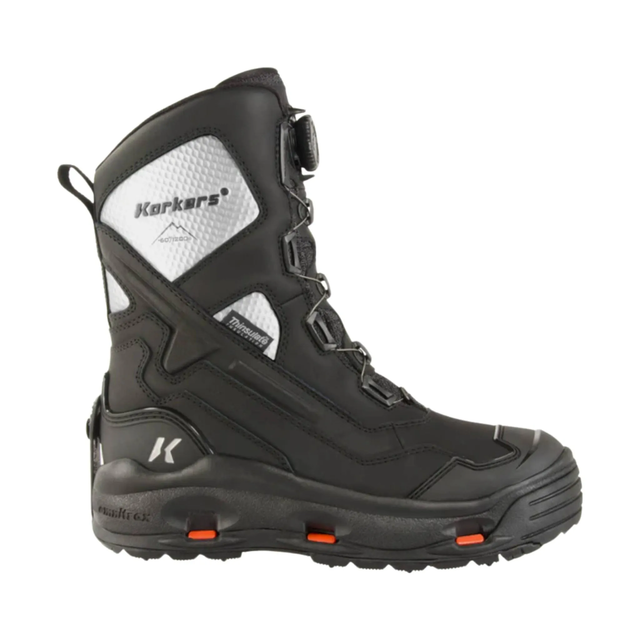 Korkers Men's Polar Vortex 1200G Winter Boots - Black