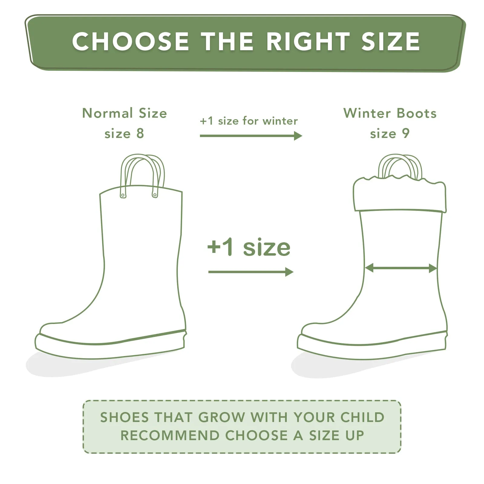 Light Up Kids Removable Warm Rain Boots