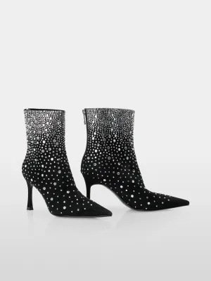 Marc Cain Glitter goat suede ankle boots YG SB.01 L03 - Pre-Order May Delivery