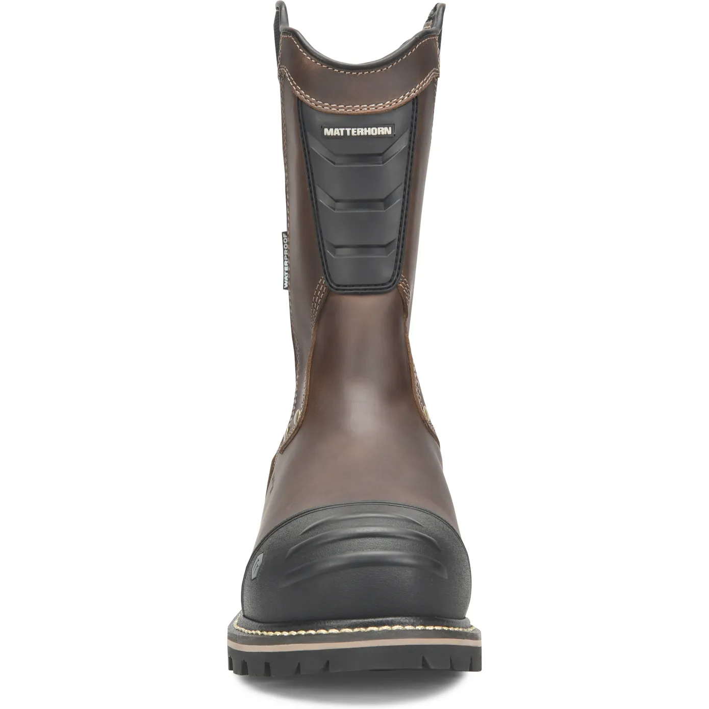 Matterhorn Men's Ibeam 10" Waterproof Composite Toe Metguard Work Boot -Brown- MT2540