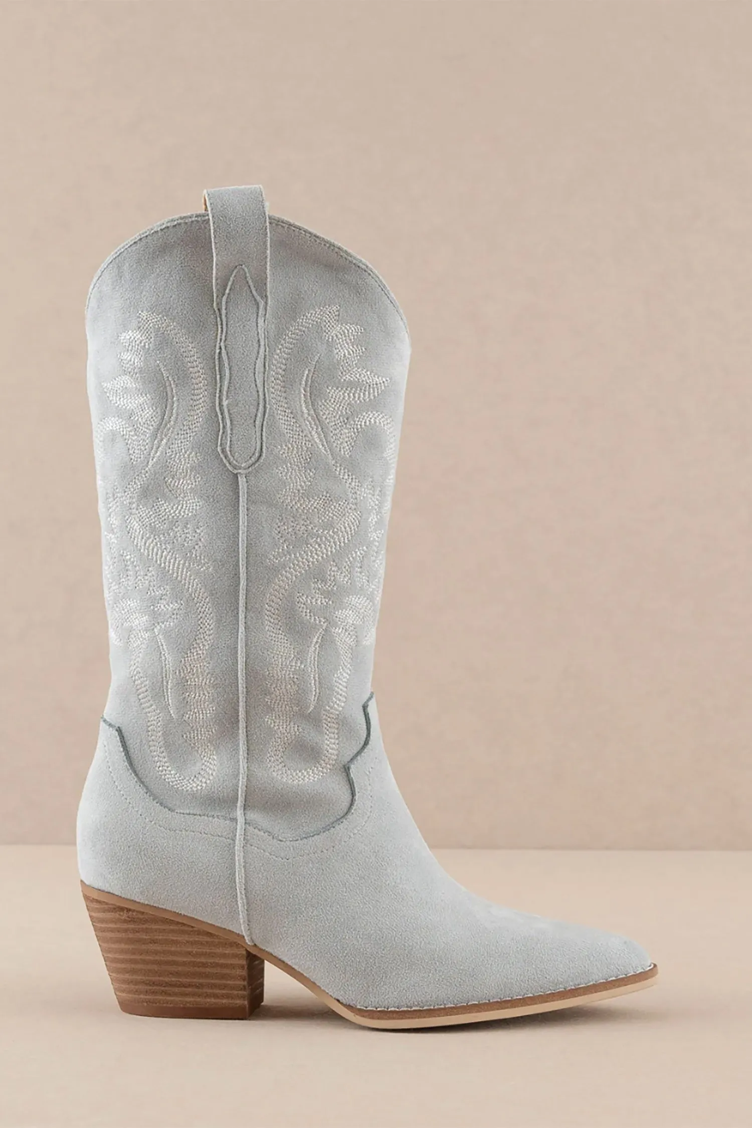 McCall Cowgirl Boots - Dusty Blue