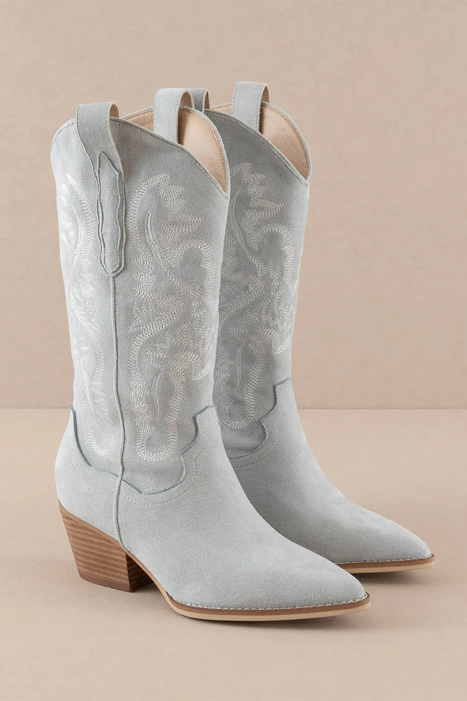 McCall Cowgirl Boots - Dusty Blue