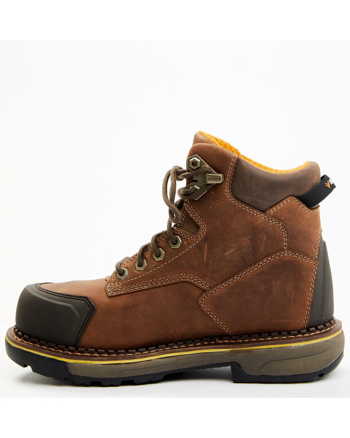 Men's 6" Crew Chief Internal Met Guard Work Boots - Composite Toe