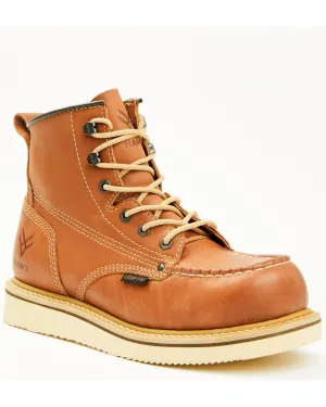 Men's 6" Lace-Up Moc Work Boots - Composite Toe