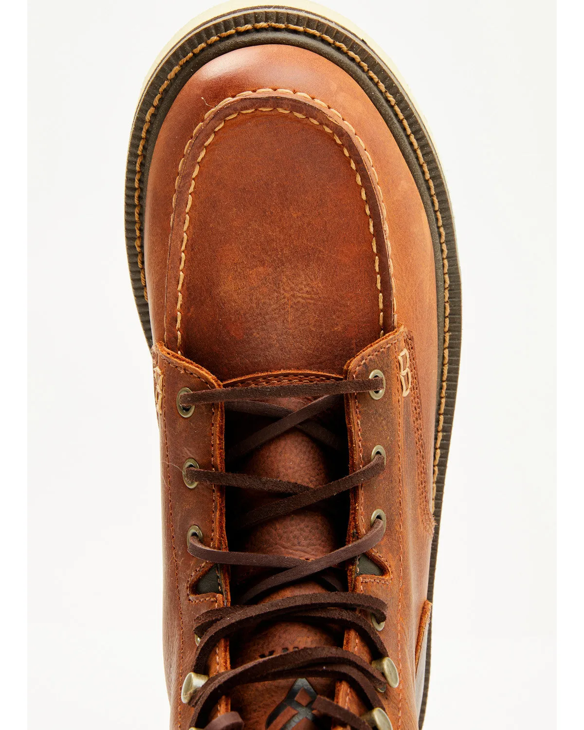 Men's 6" Lace-Up Moc Work Boots - Soft Toe