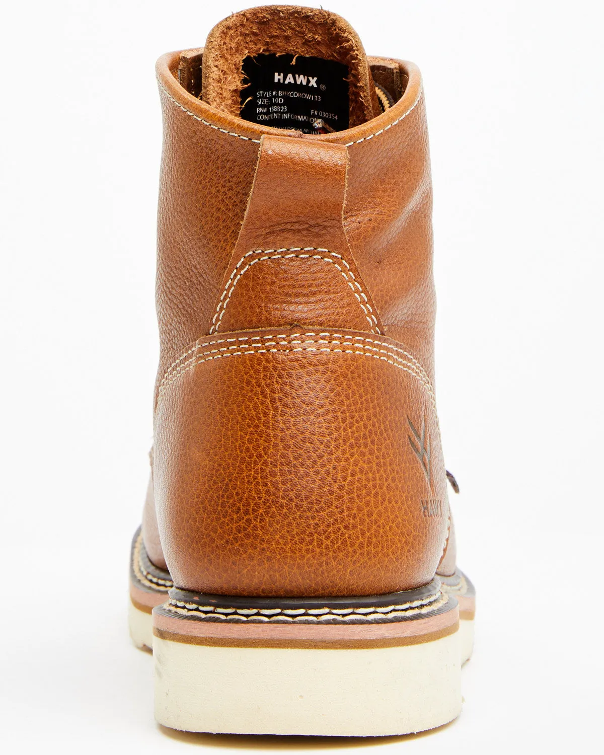 Men's 6" USA Pitstop Wedge Redesigned Work Boots - Soft Toe