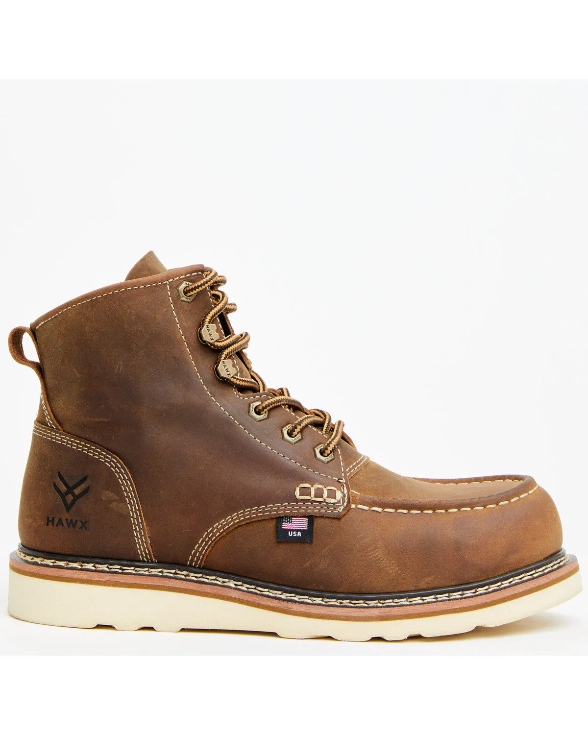 Men's 6" USA Wedge Redesigned Work Boots - Composite Toe