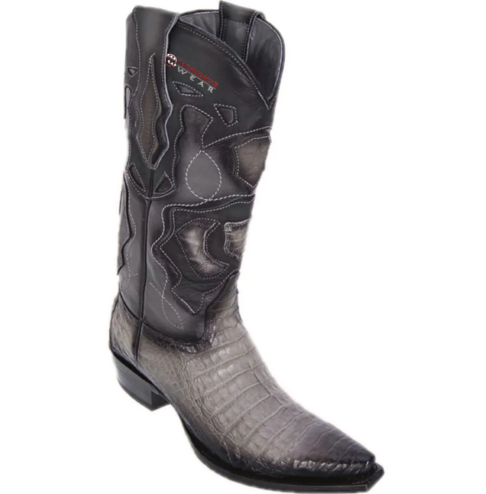 Men’s Los Altos Caiman Belly Boots Snip Toe