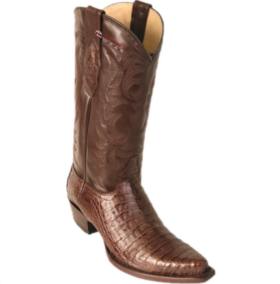 Men’s Los Altos Caiman Belly Boots Snip Toe