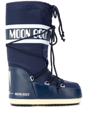 Moon Boot logo drawstring boots