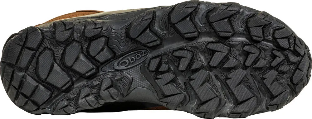 Oboz Men's Bridger 8" Insulated B-Dry Waterproof Hiking Boots - Bark Brown