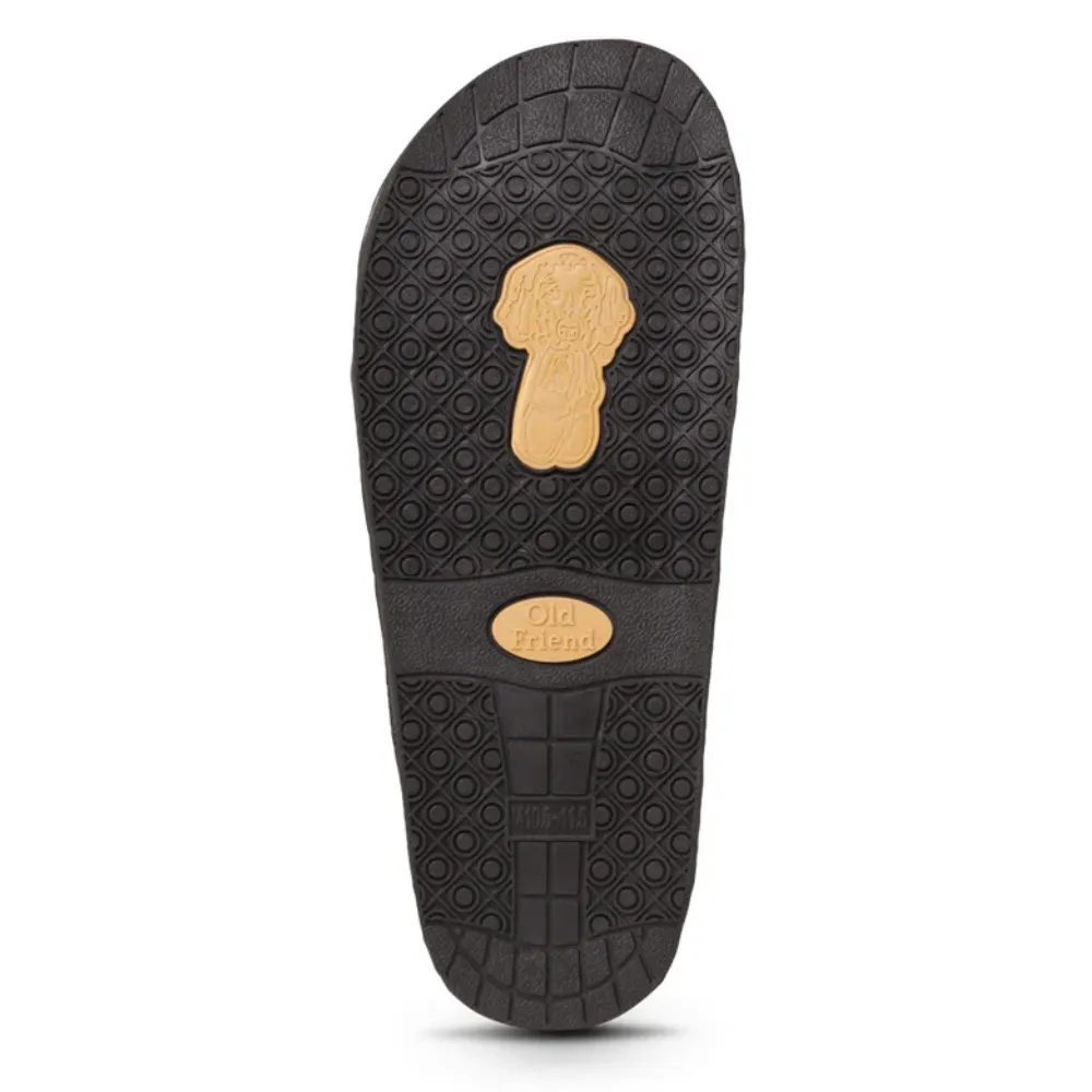 Old Friend Scuff Black Slipper (Men's)