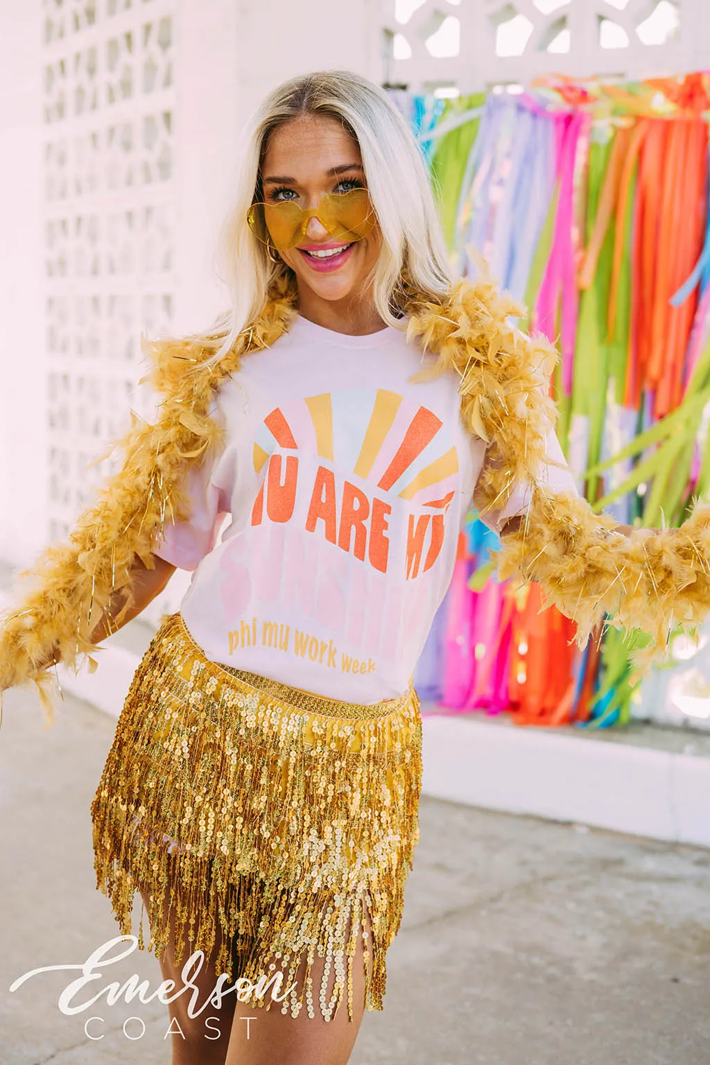 Phi Mu Mu Are My Sunshine Tshirt