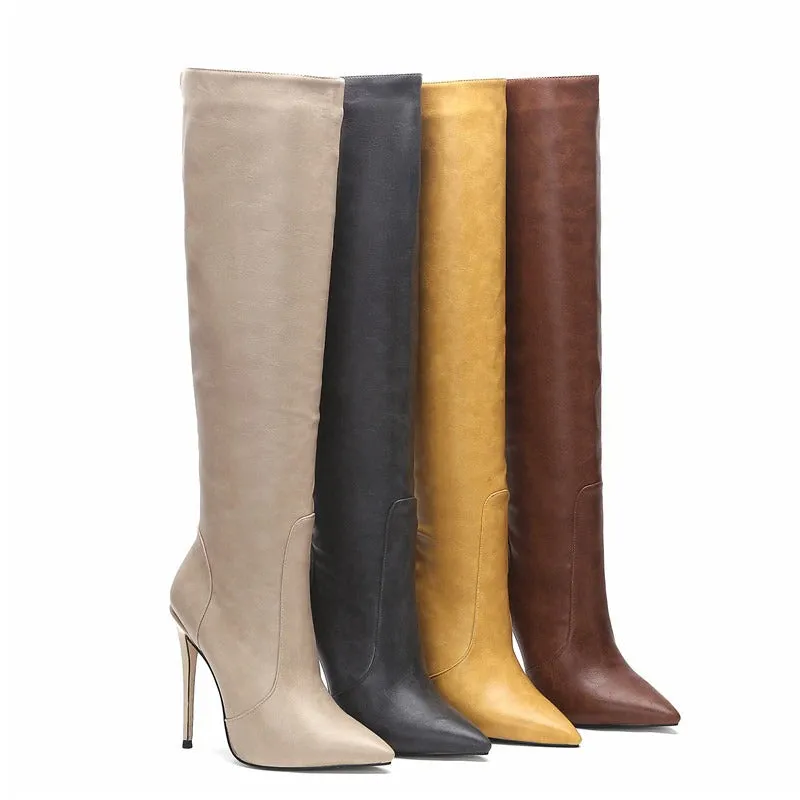 Pointed Toe Autumn Winter Boots