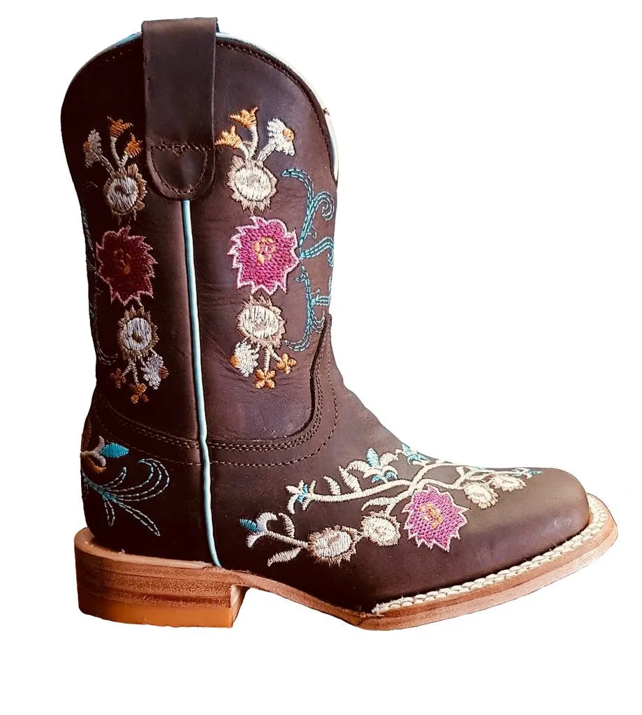 Redhawk Kids Boot - Chocolate Bouquet
