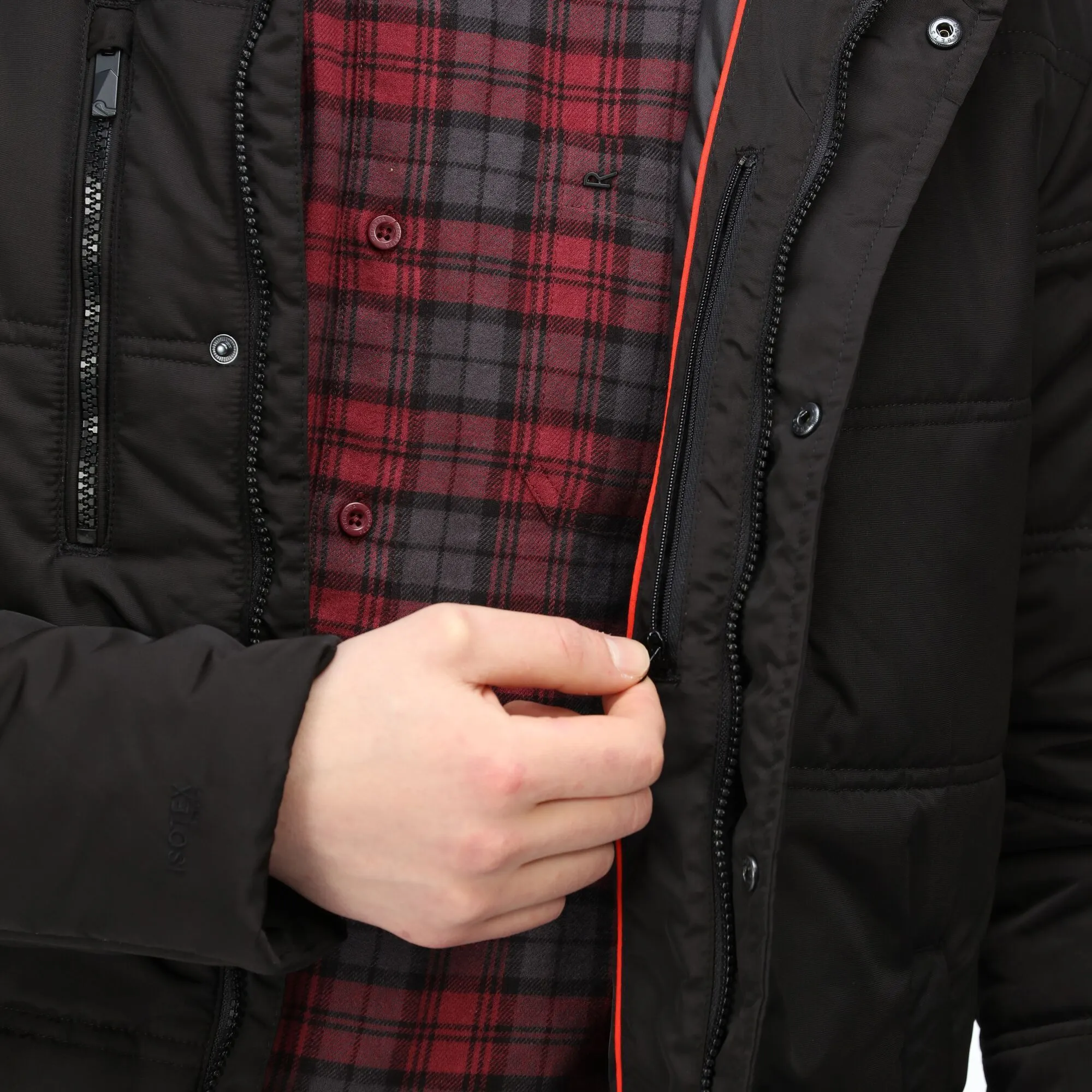 Regatta Men's Aleksander Insulated Jacket Black Shine