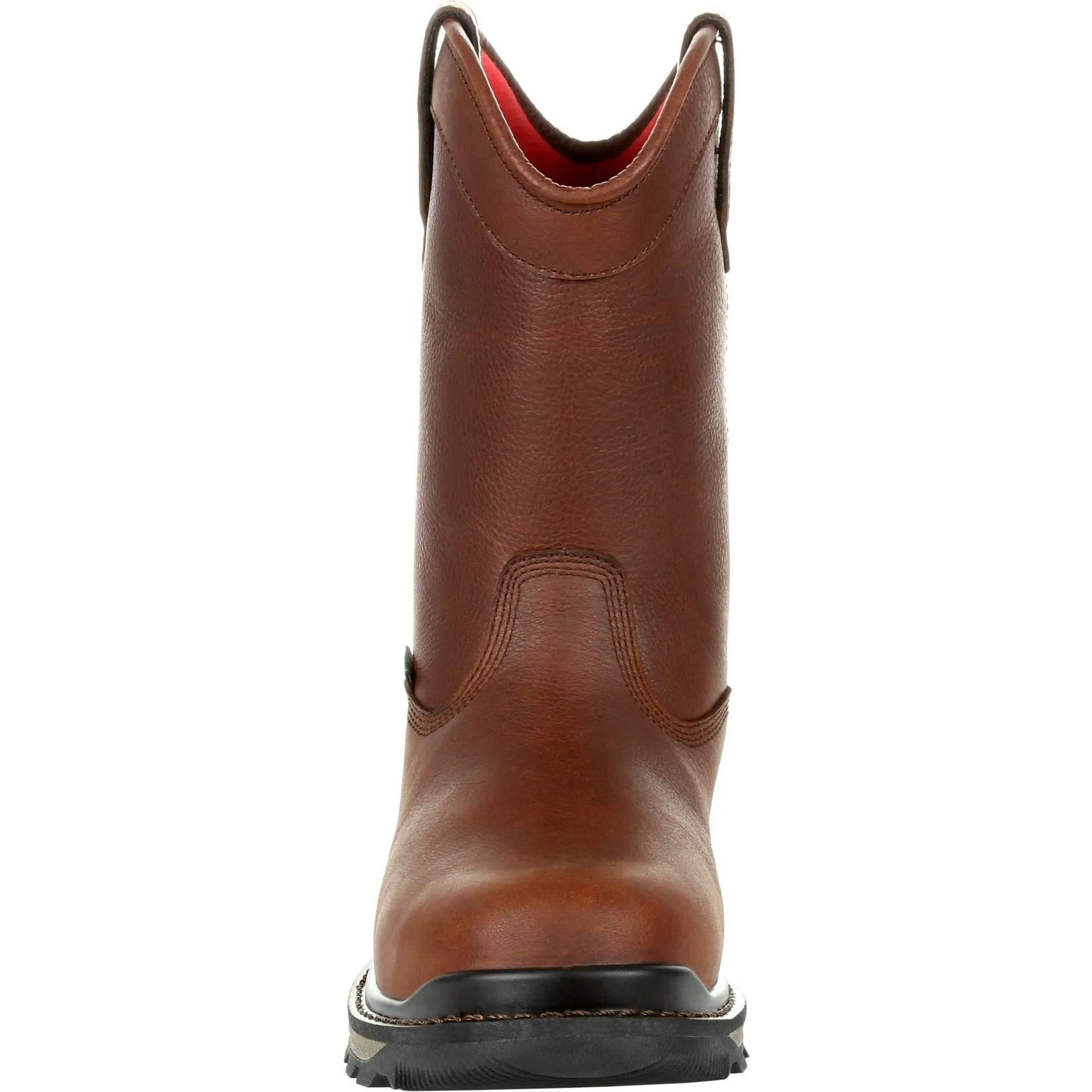Rocky Men's Rams Horn 10" Composite Toe Waterproof Pull-On Work Boot- Brown- RKK0315