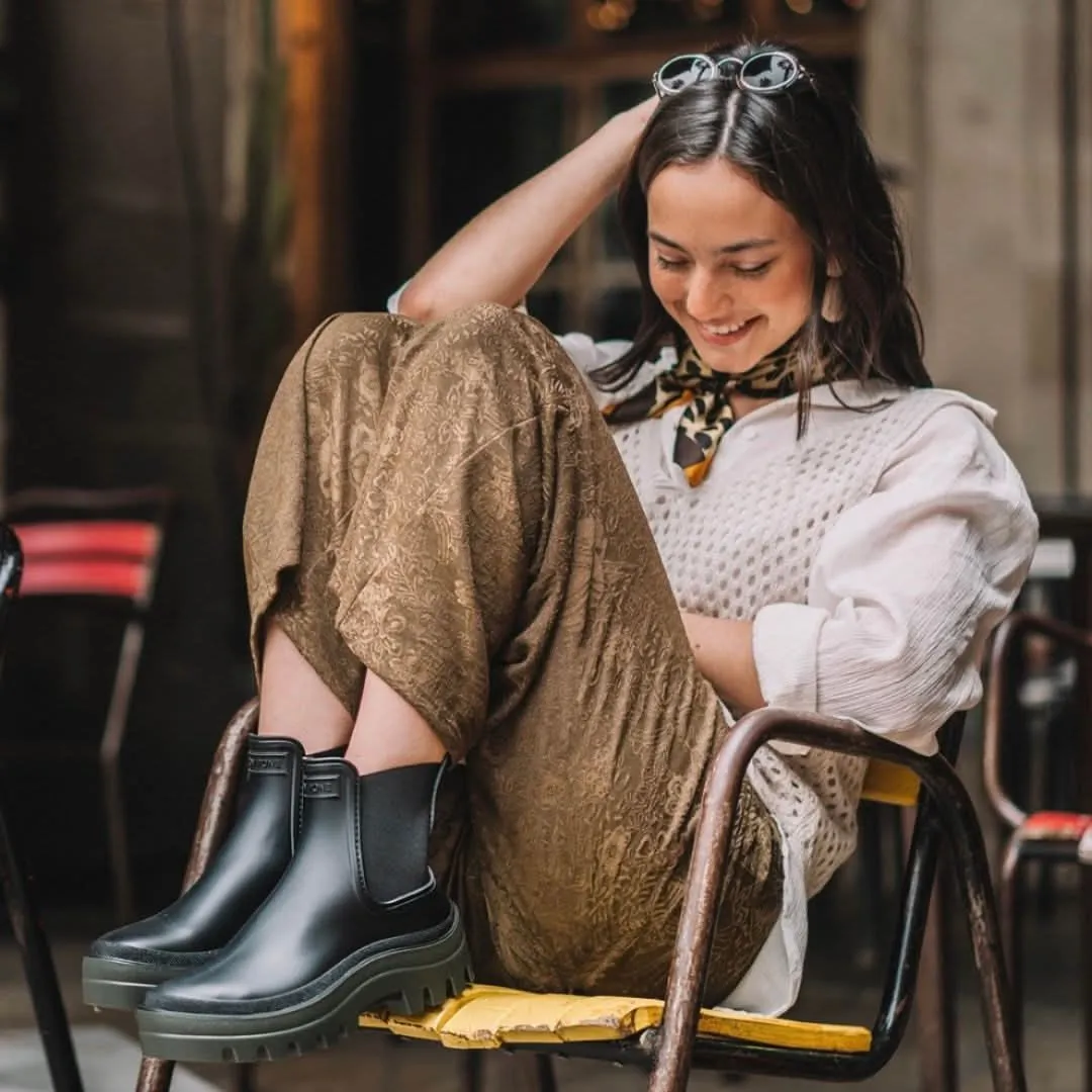 Rubber Chelsea Boots for Women - Covent