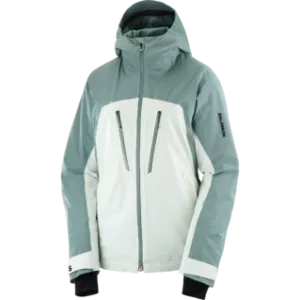 Salomon Brilliant Womens Jacket - Misty Blue/North Atlantic 2025