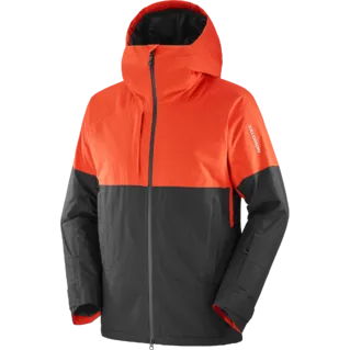 Salomon Transfer Puff Men's Jacket - Cherry Tomato 2025